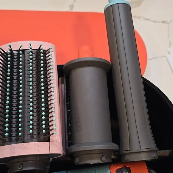 Dyson Hair Tools Set - Orange and Teal